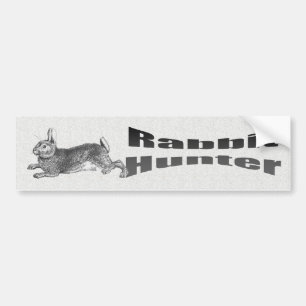 Rabbit Hunter Bumpersticker