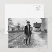 Rabbit Hunting, 1908 Briefkaart (Voorkant / Achterkant)