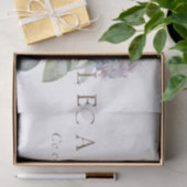 Rabbit Hydrangea Flower Carte Postale Decoupage Tissuepapier (Geschenk)