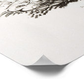 Rabbit Illustration Poster (Hoek)