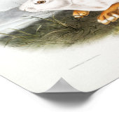 Rabbit Illustration Poster (Hoek)