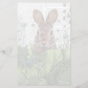 Rabbit in a Cabbage Patch Briefpapier