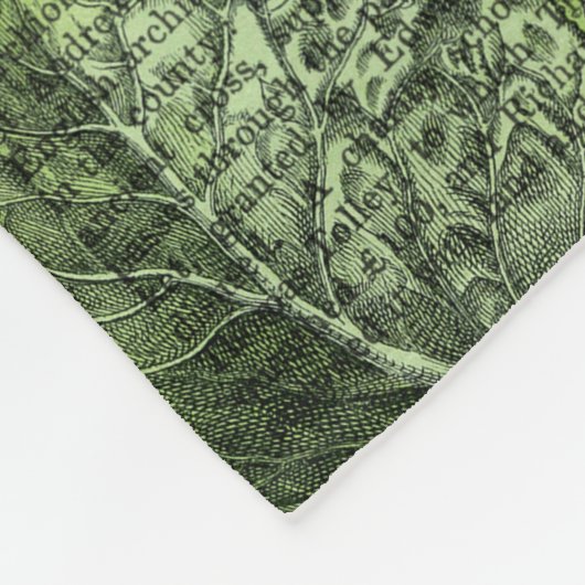 Rabbit in a Cabbage Patch Fleece Deken (Hoek)