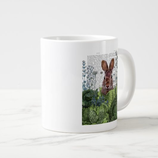 Rabbit in a Cabbage Patch Grote Koffiekop (Voorkant rechts)