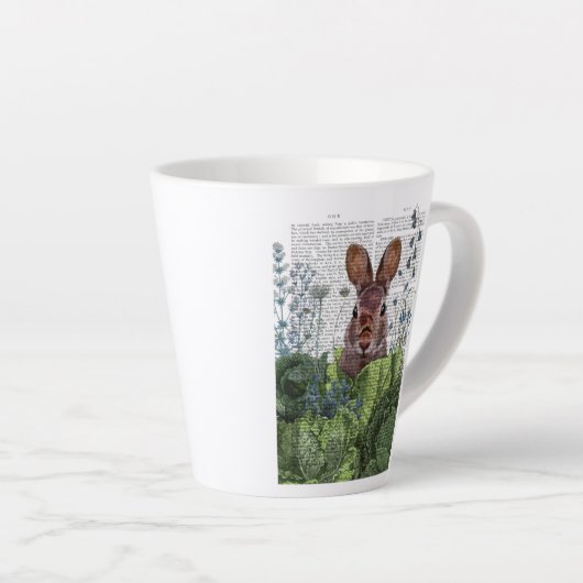 Rabbit in a Cabbage Patch Latte Mok (Rechterhoek)