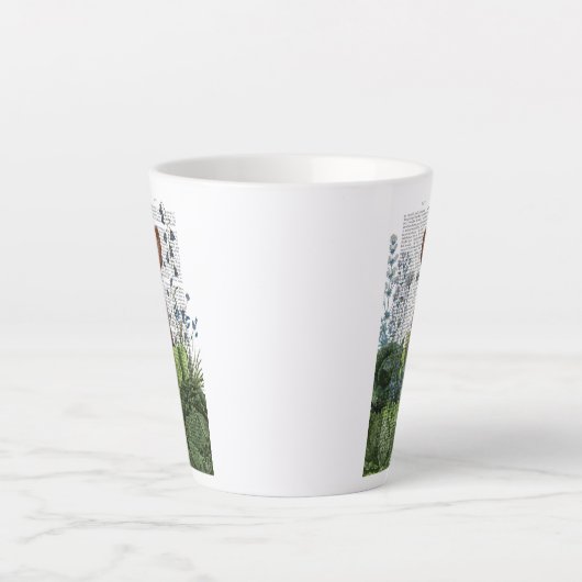 Rabbit in a Cabbage Patch Latte Mok (Voorkant)