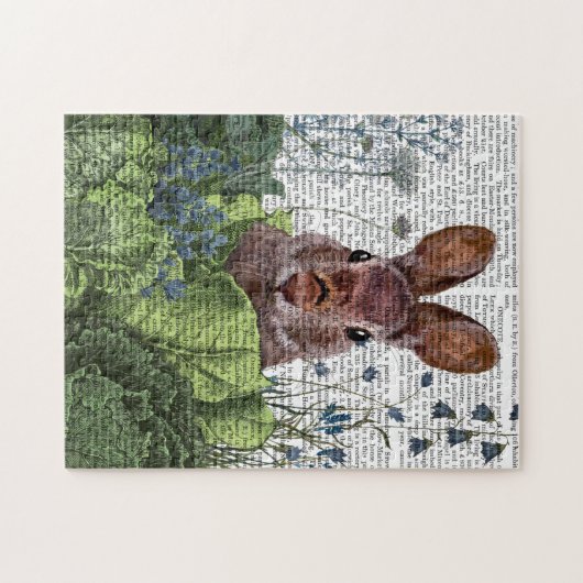 Rabbit in a Cabbage Patch Legpuzzel (Horizontaal)