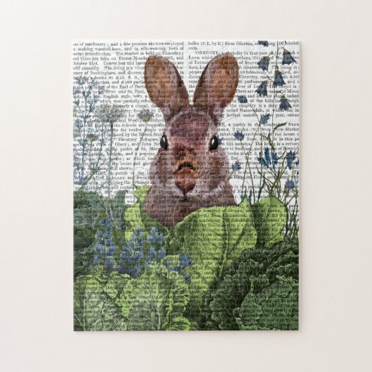 Rabbit in a Cabbage Patch Legpuzzel (Verticaal)