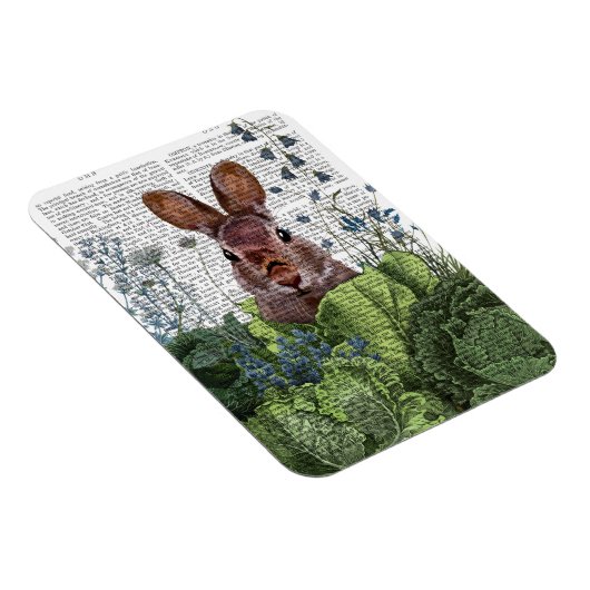 Rabbit in a Cabbage Patch Magneet (Rechterzijde)