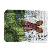 Rabbit in a Cabbage Patch Magneet (Horizontaal)