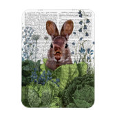 Rabbit in a Cabbage Patch Magneet (Verticaal)
