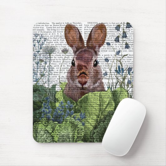 Rabbit in a Cabbage Patch Muismat (Met muis)