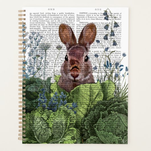 Rabbit in a Cabbage Patch Planner (Voorkant)