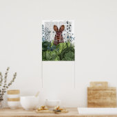 Rabbit in a Cabbage Patch Poster (Keuken)