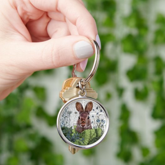 Rabbit in a Cabbage Patch Sleutelhanger (Hand)