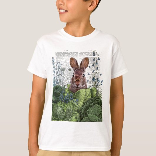 Rabbit in a Cabbage Patch T-shirt (Voorkant)