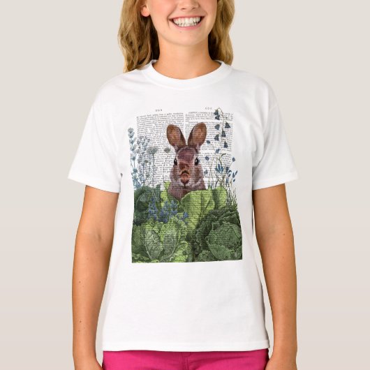 Rabbit in a Cabbage Patch T-shirt (Voorkant)