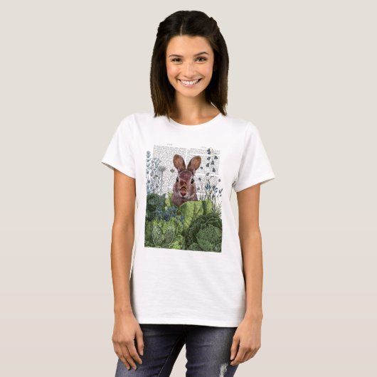 Rabbit in a Cabbage Patch T-shirt (Voorkant volledig)