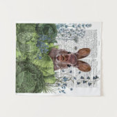 Rabbit in a Cabbage Patch Wandkleed (Voorkant (horizontaal))