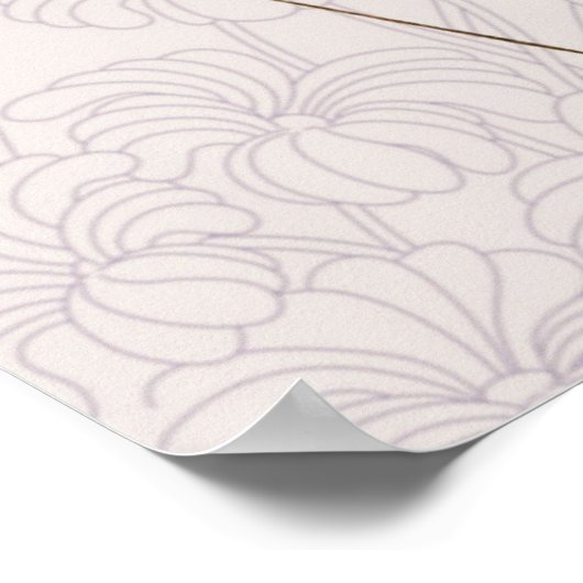 Rabbit in Black White Dress Poster (Hoek)