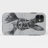 Rabbit in Suit Portret Case-Mate iPhone Case (Achterkant (horizontaal))