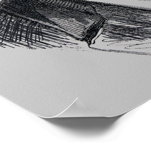 Rabbit in Suit Portret Poster (Hoek)