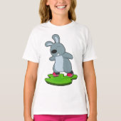 Rabbit Inline skating Inline skates T-shirt (Voorkant)