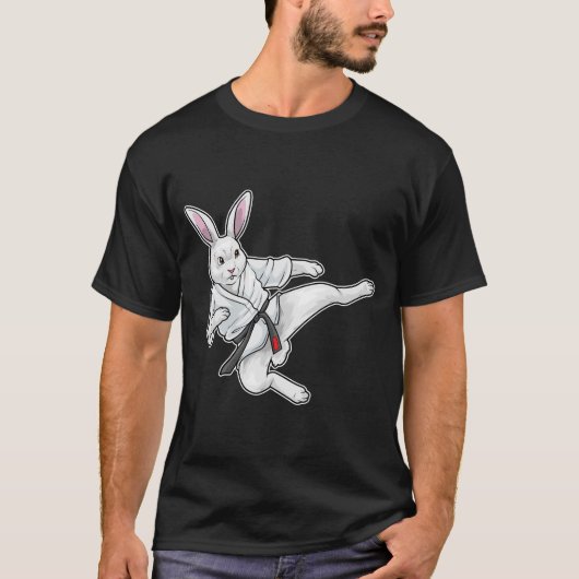 Rabbit Karate Martial arts T-shirt (Voorkant)