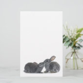 Rabbit Kiss Briefpapier (Staand voorkant)