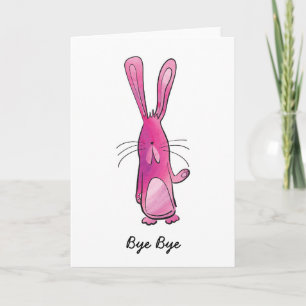Rabbit Leaving Card Kaart