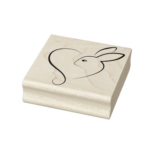 Rabbit Love Rubberstempel (Stempel)
