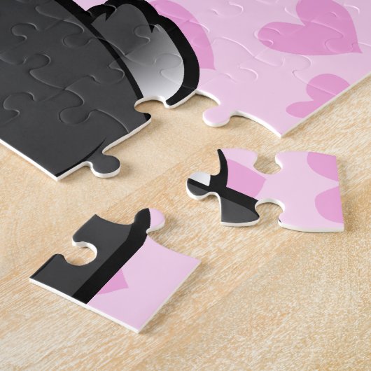 Rabbit Love (uppy ear gladde hair) Legpuzzel (Zijkant)