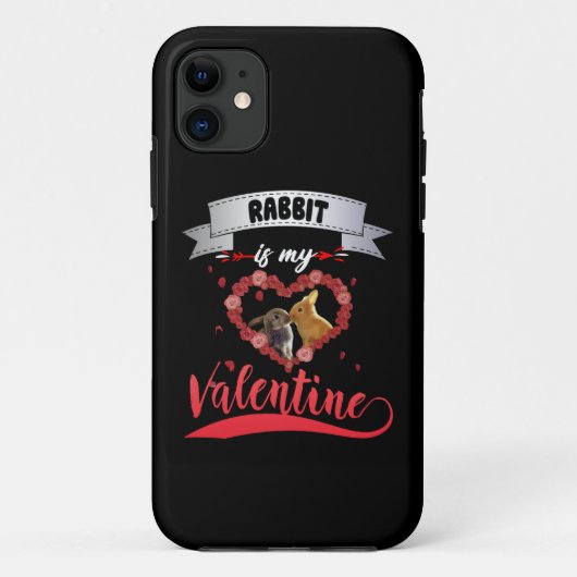 Rabbit Lover | Konijn is mijn Valentijn Case-Mate iPhone Case (Achterkant)