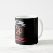 Rabbit Lover | Konijn is mijn Valentijn Koffiemok (Voorkant rechts)