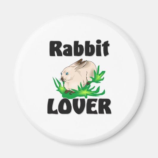 Rabbit Lover Magneet (Voorkant)