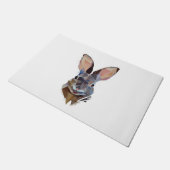 Rabbit Lovers | Art Drawing Bunny Gift Deurmat (Schuin)