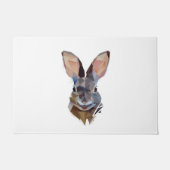Rabbit Lovers | Art Drawing Bunny Gift Deurmat (Voorkant)