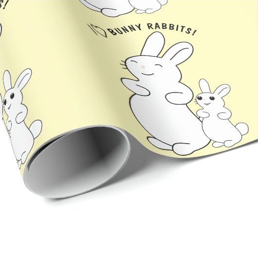 Rabbit Lovers Cadeaupapier (Rol Hoek)