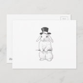 RABBIT MAGICIAN BRIEFKAART (Voorkant / Achterkant)