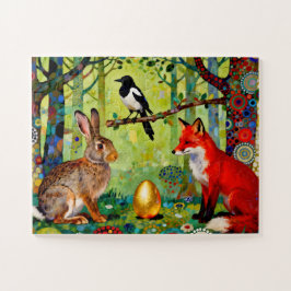 Rabbit, Magpie, Fox and “The Forest’s Secret”  Legpuzzel