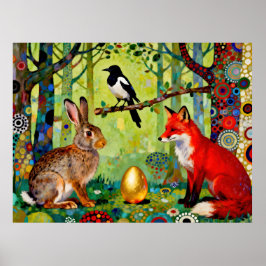 Rabbit, Magpie, Fox and “The Forest’s Secret”  Poster