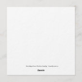 Rabbit, Magpie, Fox and “The Golden Goose Egg” Kaart (Achterkant)