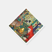 Rabbit, Magpie, Fox and “The Golden Goose Egg” Servet (Hoek)