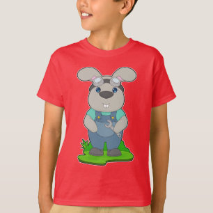 Rabbit Mechanic WFrench T-shirt