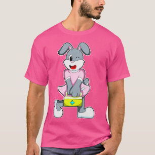 Rabbit Medic with First aid kit T-shirt