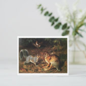 Rabbit Meet Squirrel Briefkaart (Staand voorkant)