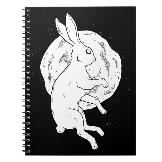 Rabbit Moon Notitieboek (Voorkant)