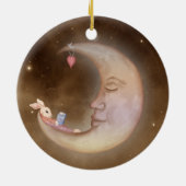 Rabbit Moon on a Zee of Clouds Ornament (Achterkant)
