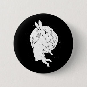 Rabbit Moon Ronde Button 5,7 Cm