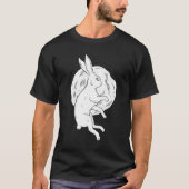 Rabbit Moon T-shirt (Voorkant)